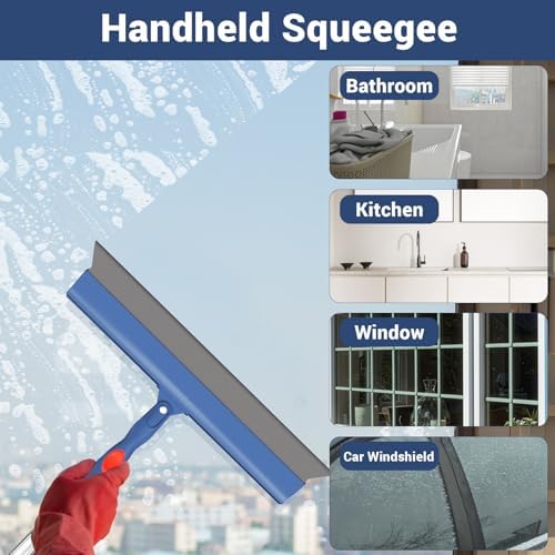 Floor Squeegee for Concrete Floor, 15.8" Large Heavy Duty Squeegee for Floor - Image 6