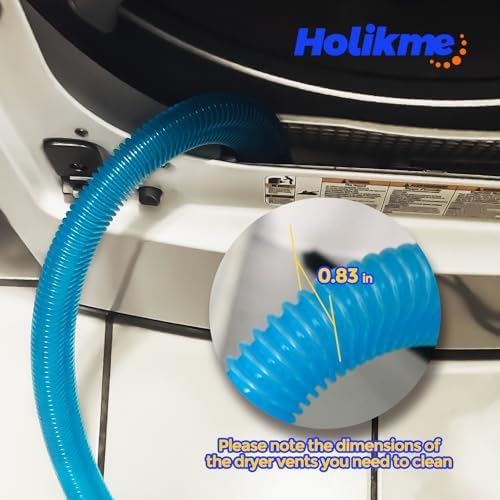 Holikme Dryer Vent Cleaner Kit, Vacuum Hose Attachment - Image 5