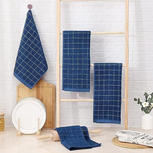 Homaxy 100% Cotton Terry Kitchen Towels, 5 Pack - Image 6
