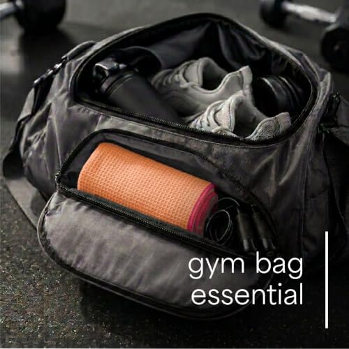 S&T INC. Microfiber Gym Towels, 3 Pack, Honeycomb Pastels - Image 3