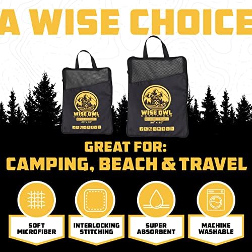 Wise Owl Outfitters Microfiber Camping Towel - Image 2