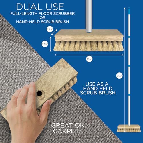 LOLA Deck Scrub Brush, Removes Dirt & Grime from Patios - Image 2