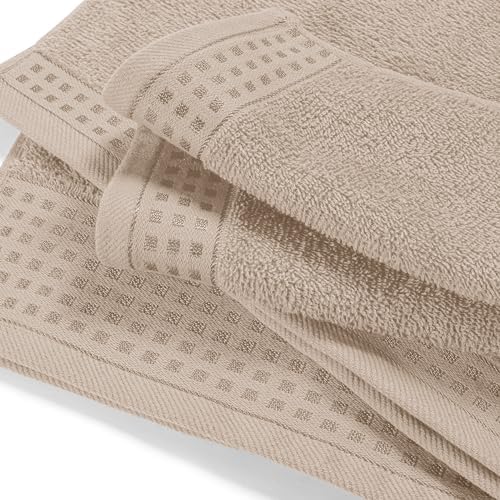 GLAMBURG Ultra Soft 3 Pack Cotton Towel Set, Contains a Bath Towel 28x55 inch - Image 2