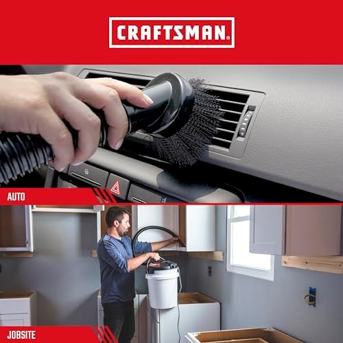 CRAFTSMAN CMXZVBE38610 1-1/4 in. Dusting Brush Wet Dry Vac Attachment - Image 4