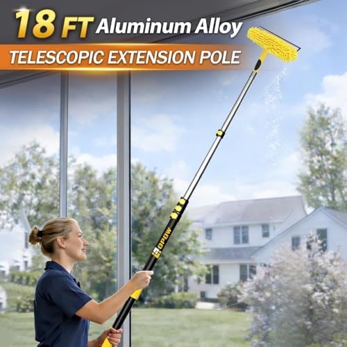 24 Feet High Reach Squeegee Window Cleaner Kit - Image 2