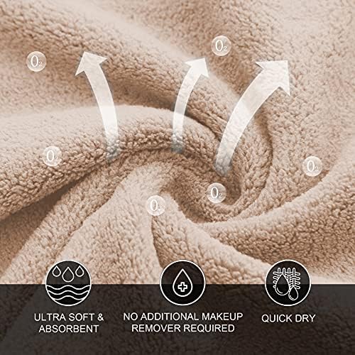 MOONQUEEN Microfiber Facial Cloths Fast Drying Washcloth 12 Pack - Image 7