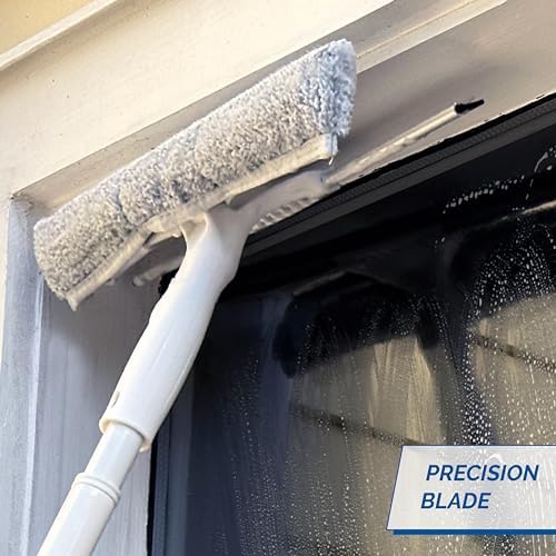 Unger 12” Outdoor Window Scrubber and Squeegee Kit - Image 6