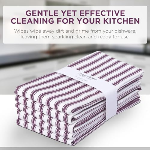 Stripe Kitchen Towels Decor Hanging Loop Tea Dish Towels Boho Absorbent Festive - Image 6