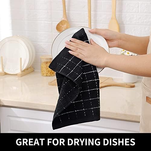 Homaxy 100% Cotton Terry Kitchen Dish Cloths, 7 Pack - Image 4