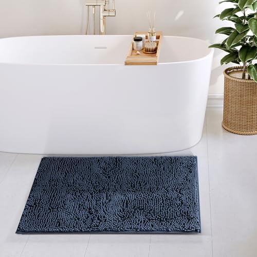 Hearth & Harbor Bathroom Rugs, Chenille Bath Mat - Image 2