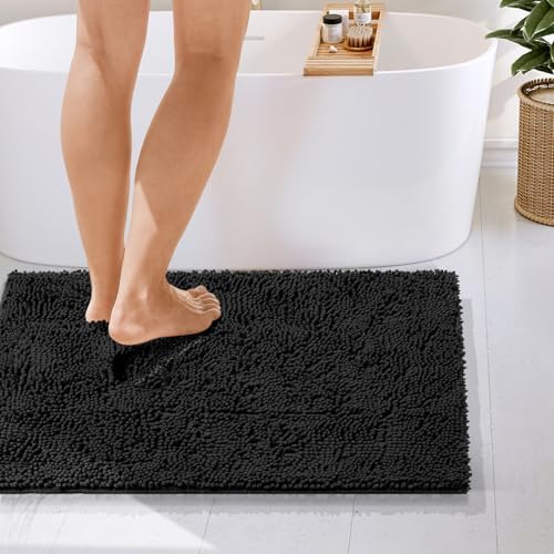 Hearth & Harbor Bathroom Rugs, Chenille Bath Mat - Image 4