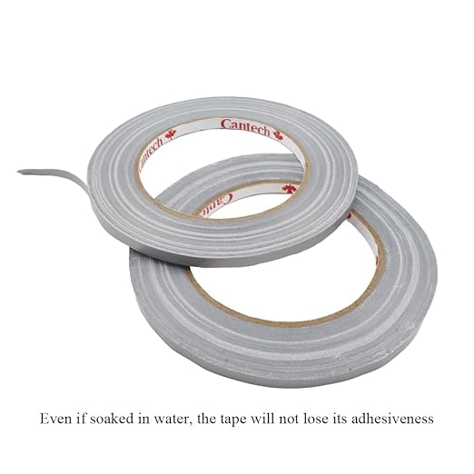 HAHIYO Silver 0.25Inch Wide Floral Tape, Waterproof Florist Tape Flower Wrap Adhesive Waterproof Decorative Tape for Bouquet Stem Wrapping Flower Arranging Craft, 2Rolls 200Feet/66Yard Total