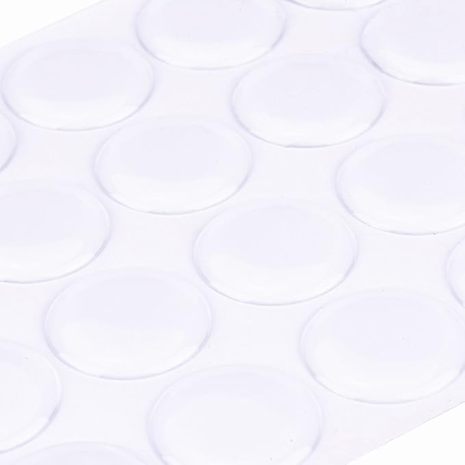 100-Piece Epoxy Resin Dome Stickers – Self-Adhesive Dots for DIY Crafts, Bottle Caps, Hair Bows, Scrapbooks, Jewelry & Pendants,1-Inch,Clear
