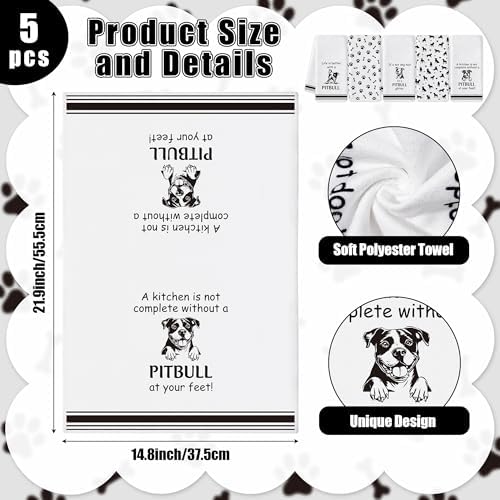 R HORSE Pitbull Kitchen Dish Towel - Image 3