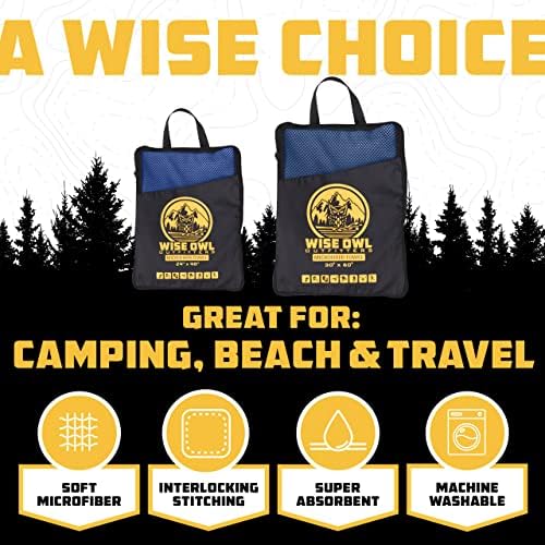 Wise Owl Outfitters Microfiber Camping Towel - Image 2