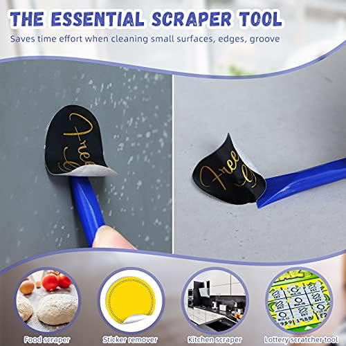Minatee 18 Pcs Carbon Fiber Plastic Scrapers Cleaning Tool Non-scratch Plastic - Image 7