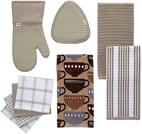 T-Fal Fiber Reactive Print Kitchen Towels: Highly Absorbent, Super Soft - Image 3