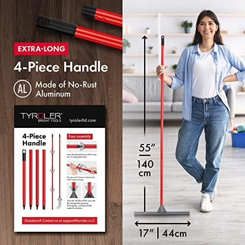 Tyroler 2-Pack 17" Heavy Duty Floor Squeegee - Image 5