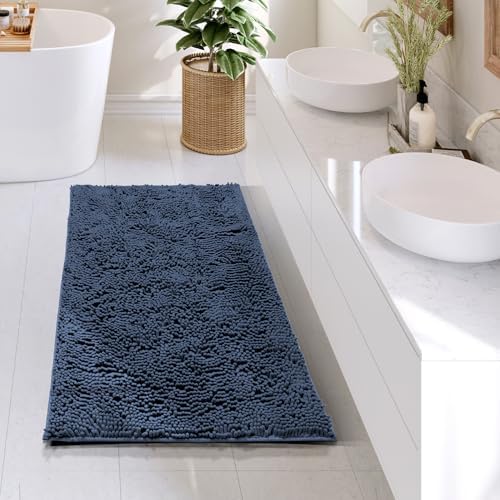 Hearth & Harbor Bathroom Rugs, Chenille Bath Mat - Image 2