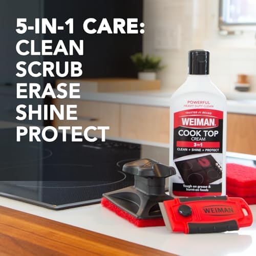 Weiman Glass & Ceramic Cooktop, Stove Top & Oven Cleaner Kit - Image 2