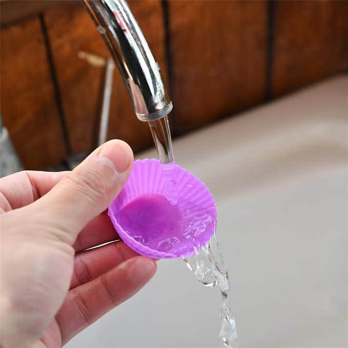 2 Inch Mini Size Silicone Baking Cups Muffin Cups, Reusable and Nonstick Mini - Image 4