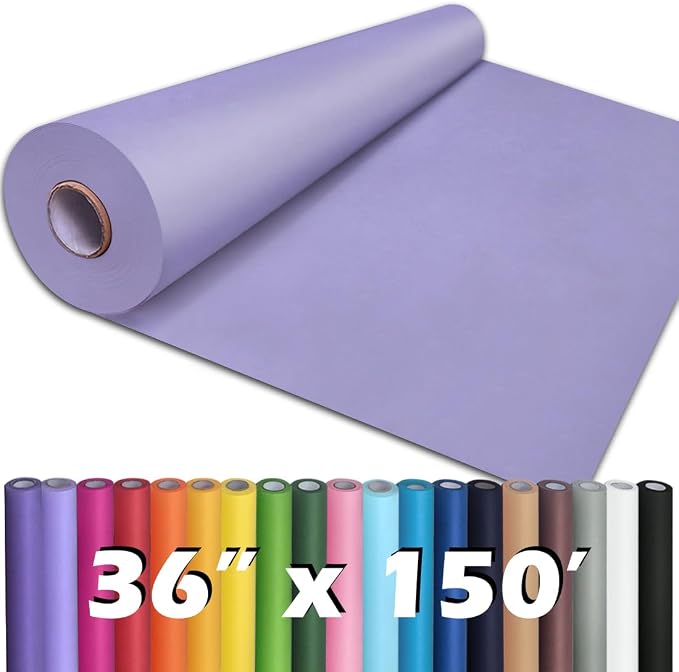 PerkHomy Light Purple Kraft Paper Roll 36" x 1 by PerkHomy