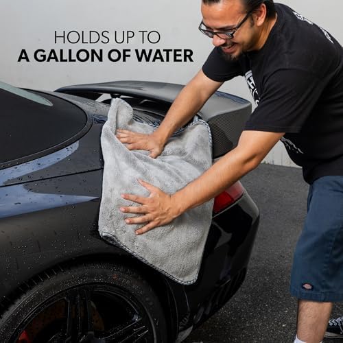 Chemical Guys, Woolly Mammoth Large Microfiber Drying Towel, 36 x 25 in - Image 4