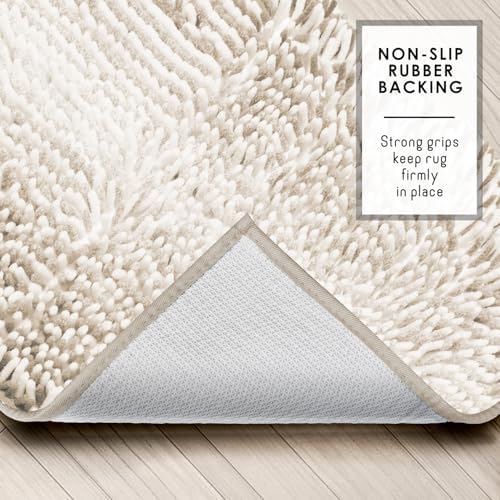 Hearth & Harbor Bathroom Rugs, Chenille Bath Mat - Image 5