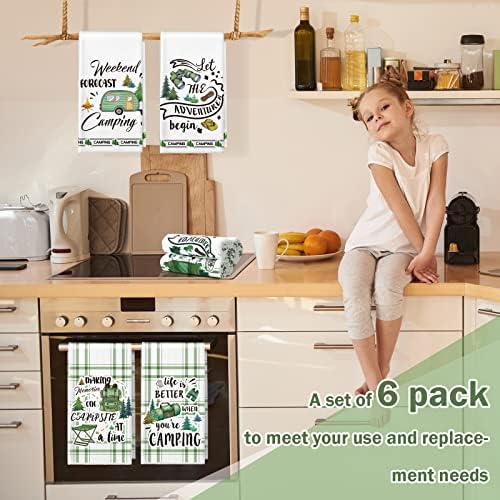 Redbaker 6 Pcs Camping Kitchen Towels - Image 4