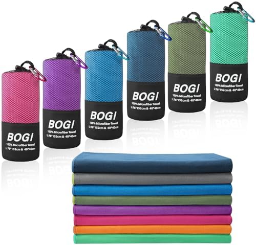 BOGI Microfiber Travel Sports Towel-Quick Dry Travel Towel, Soft Lightweight by BOGI