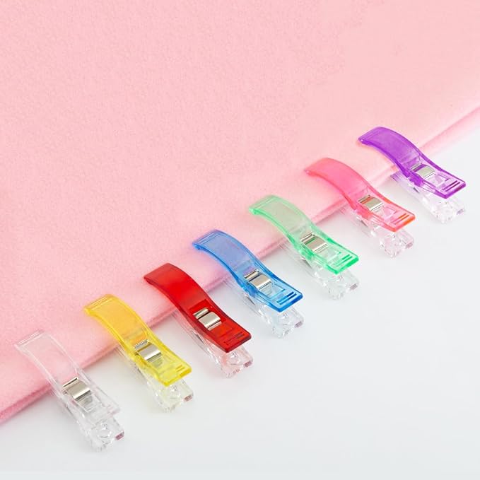 Doukey Large Sewing Clips Fabric Clips 50PCS Jumbo Quilt Clips - Image 2