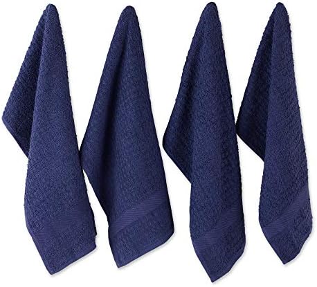 DII Cotton Waffle Terry Dish Towels, 15 x 26", Ultra Absorbent, Heavy Duty by DII