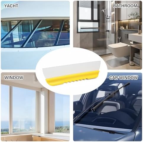2 Pack 12inch car Squeegee, Silicone Squeegee, car Window Squeegee, Flexible - Image 7