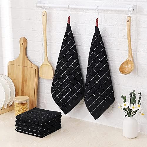 Homaxy 100% Cotton Terry Kitchen Dish Cloths, 7 Pack - Image 6