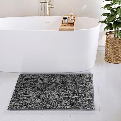 Hearth & Harbor Bathroom Rugs, Chenille Bath Mat - Image 2