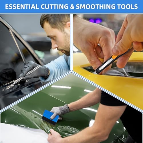 33PCS Window Tint Kit, Felt Squeegee - Image 3
