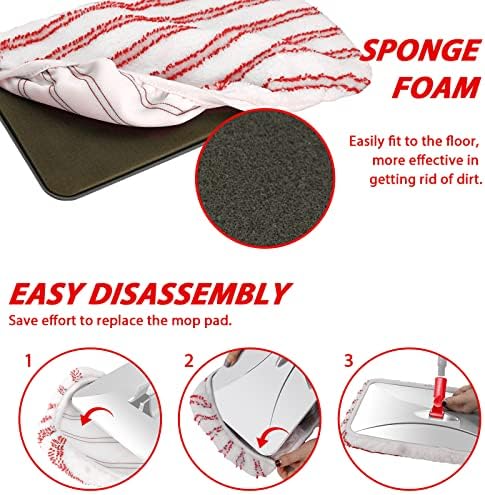 Hardwood Floor Mop, Extended Large Flat Floor Mop - Image 5