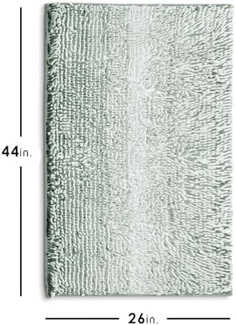 Hearth & Harbor Bathroom Rugs, Chenille Bath Mat - Image 3