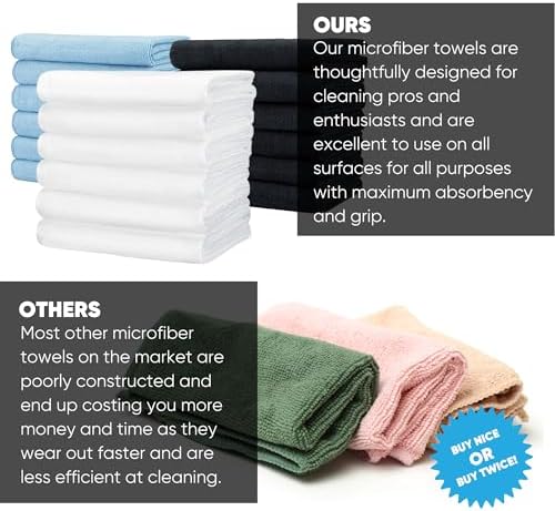 Microfiber Wholesale 16" x 24" Pro Multi Surface Microfiber Towels | 6 Pack - Image 6