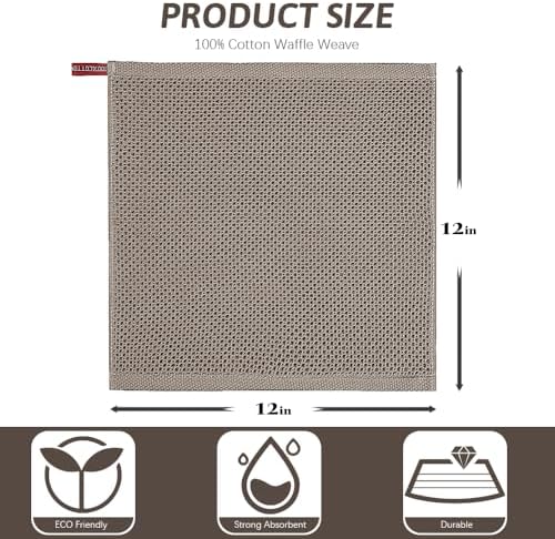 Nialnant 100% Cotton Dish Cloths - Image 2
