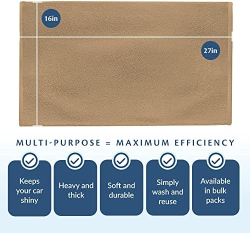100% Cotton Chamois Cleaning Towels, 12 Pack - Image 6