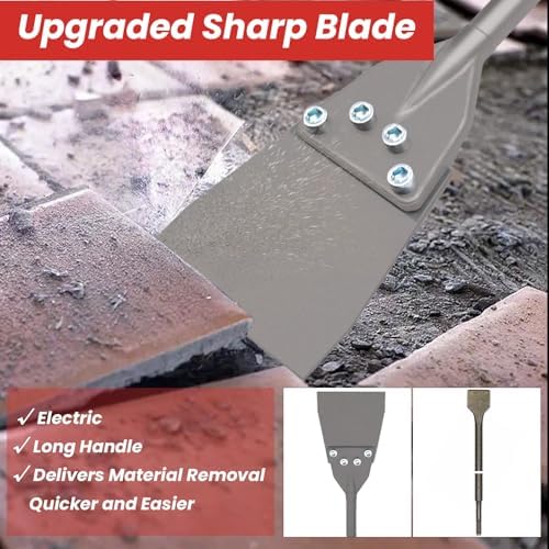 TOOVEM 6 Inch SDS Max Floor Scraper, SDS Max Chisel - Image 5