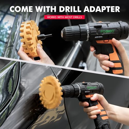 FOSHIO Eraser Wheel for Drill, Decal Remover Wheel - Image 4