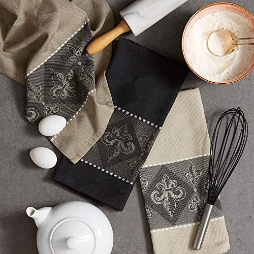 DII Cotton French Jacquard Dish Towels, Decorative Tea Towels - Image 3
