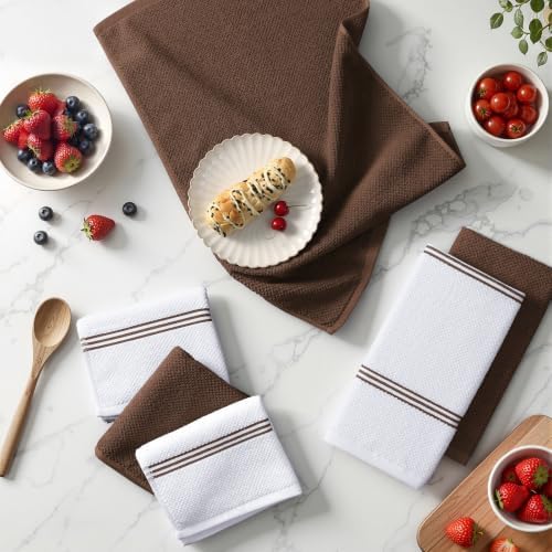 Homaxy Dual Design Cotton Kitchen Towels - Image 6