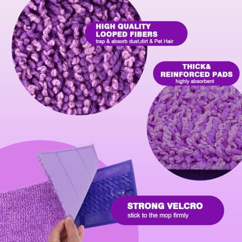 HOMEXCEL Microfiber Mop Pads 10 Pack - Image 3