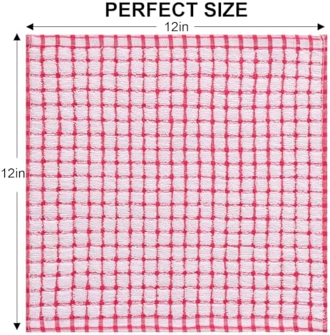 Kitinjoy Cotton 15 Pack Terry Kitchen Dish Cloths - Image 2