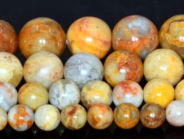 Zenkeeper 116 Pcs Crazy Lace Agate Beads - Image 2