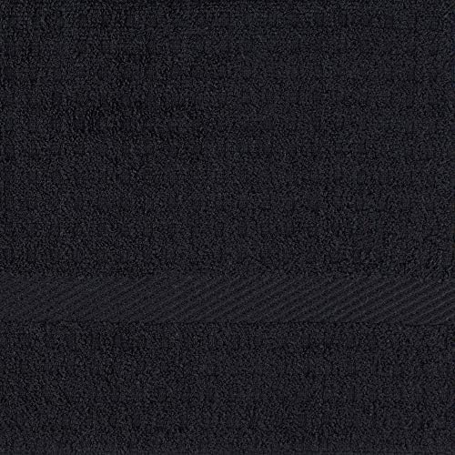 DII Basic Terry Collection Waffle Dishtowel Set, Solid Black, 4 Piece - Image 4