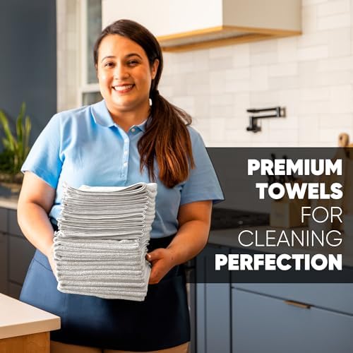 Microfiber Wholesale 16" x 24" Pro Multi Surface Microfiber Towels | 6 Pack - Image 3